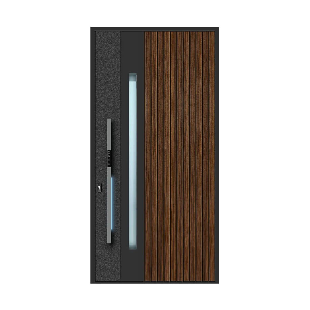 F532 Aluminum Glass Entrance Piovt Front Doors