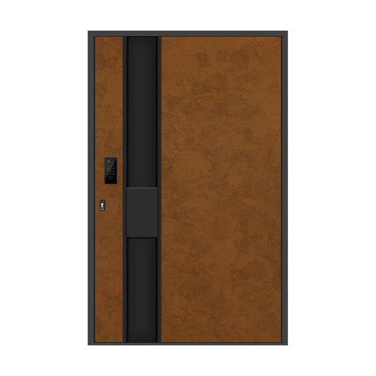 Fusion Series volcanic rock Color Aluminum Entrance Piovt Doors
