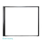 96 in. x 80 in. Matte Black Aluminum Retractable Sliding Screen Door With Auto Latch Handle