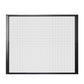 96 in. x 80 in. Matte Black Aluminum Retractable Sliding Screen Door With Auto Latch Handle
