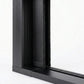 96 in. x 80 in. Matte Black Aluminum Retractable Sliding Screen Door With Auto Latch Handle