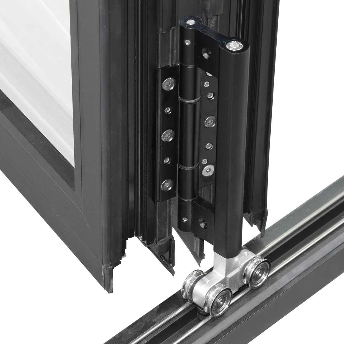 120 in. x 96 in. black color slim thermal broken aluminum frame