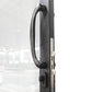 96 in. x 80 in. Black Color Slim Aluminum Frame Sliding Patio Door with Double-Pane Tempered Low-E Glass,Screen & Lockset